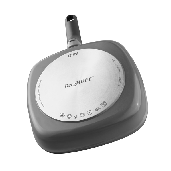 Panvica Gem GREY na grilovanie s odnimateľnou rukoväťou 24 cm 