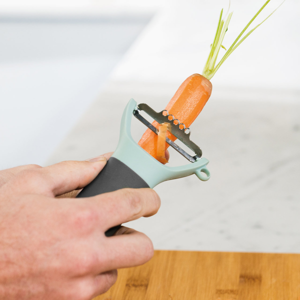 Škrabka Leo na ovocie a zeleninu (zelená)