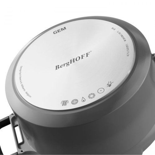 Hrniec Gem GREY s pokrievkou 28cm