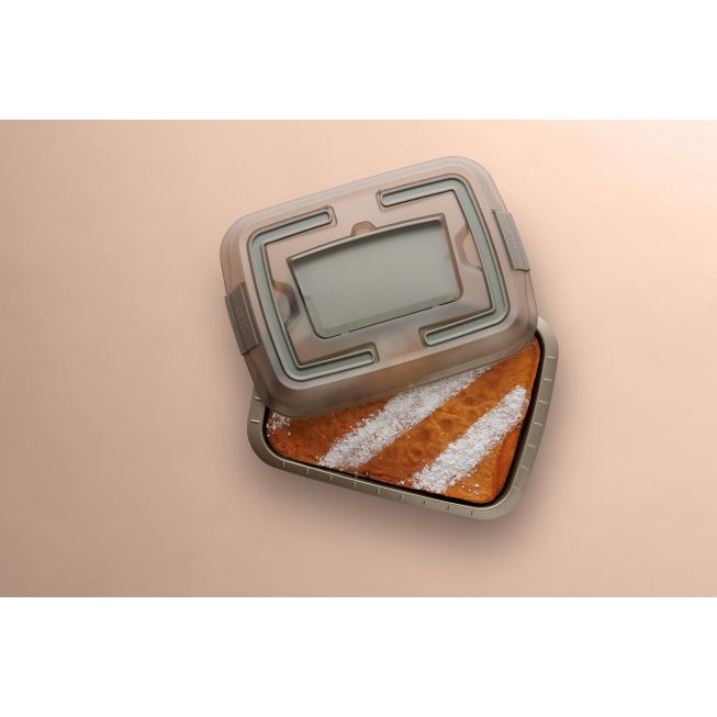 Tortová forma s pokrievkou a krájačom Balance 38,50x29cm