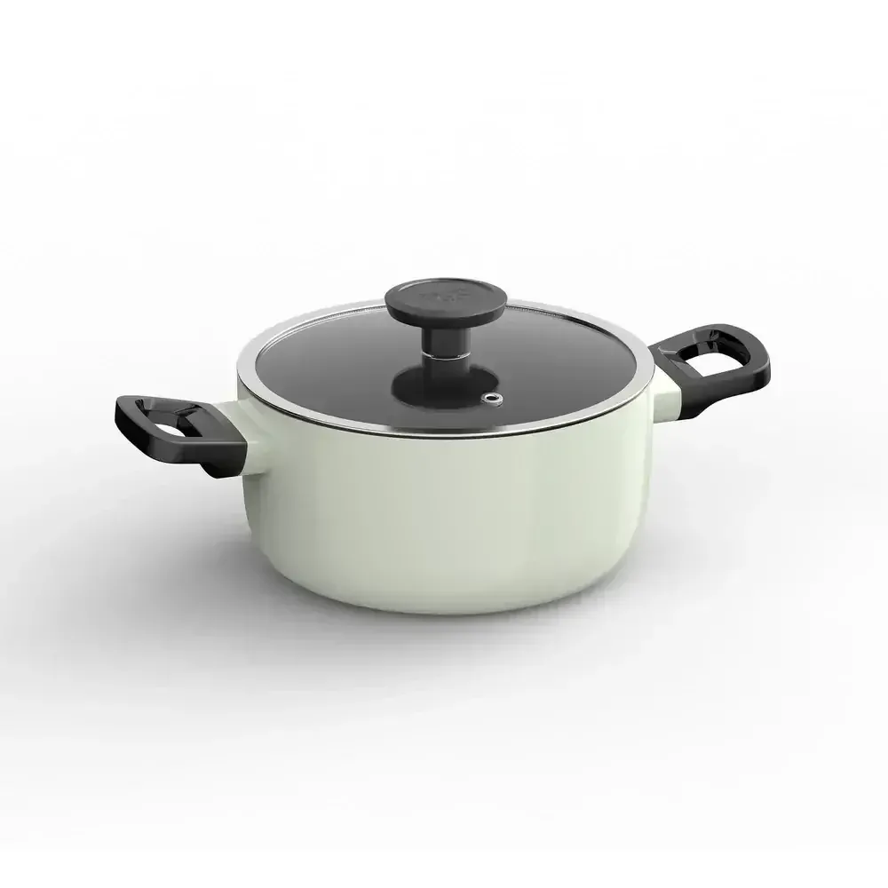 7-dielna súprava riadu s nepriľnavým povrchom Glints Sage