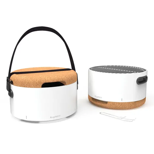 Gril Table BBQ (biely) - LEO