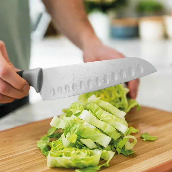 Nôž Leo Santoku 17cm (sivý)
