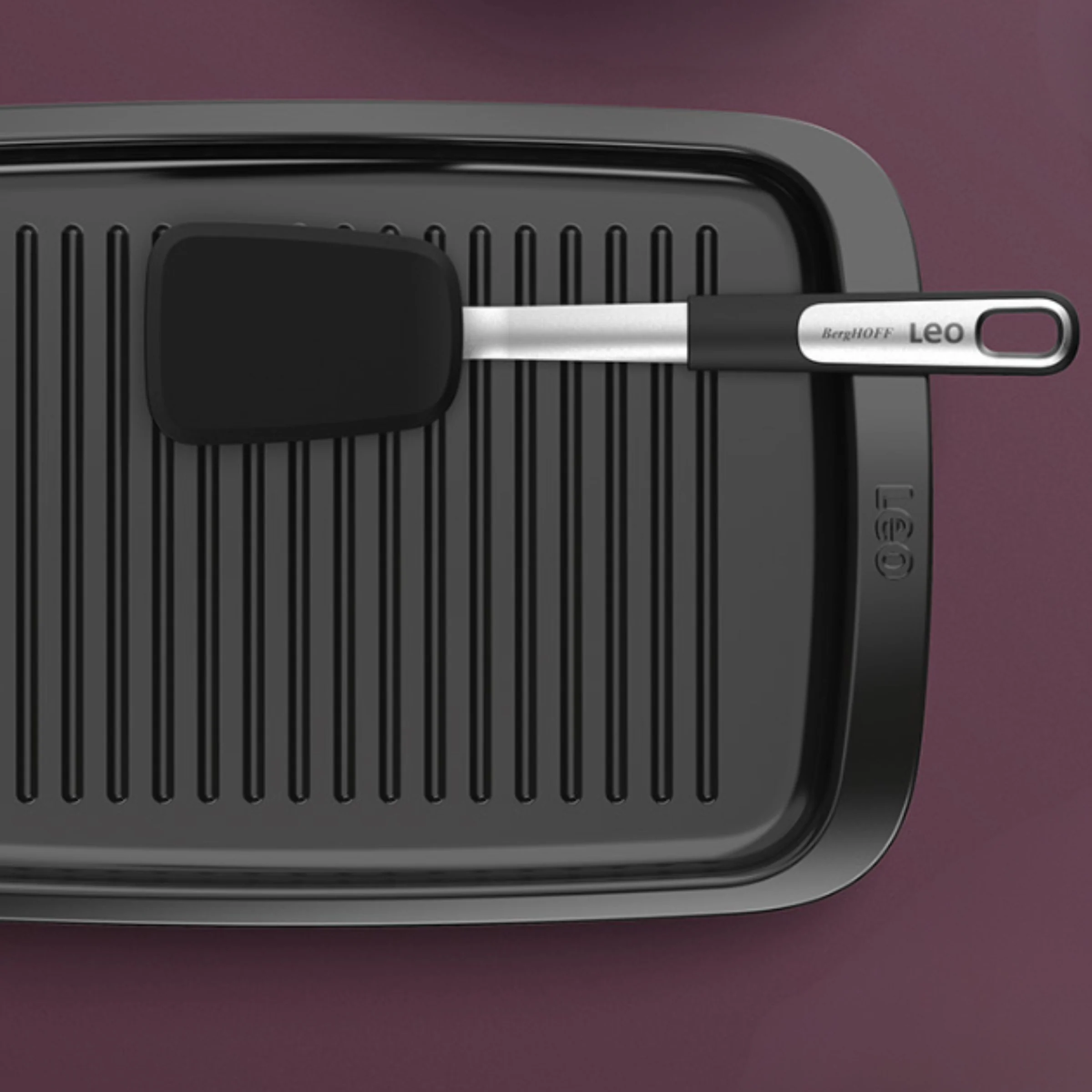 Grilovacia doska BergHOFF Graphit nepriľnavá hliníková Teppanyaki 12,75"