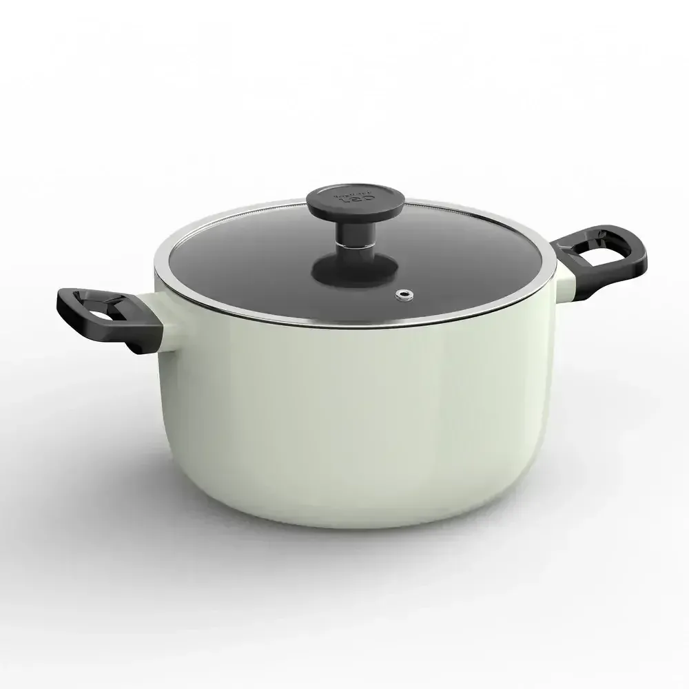 7-dielna súprava riadu s nepriľnavým povrchom Glints Sage