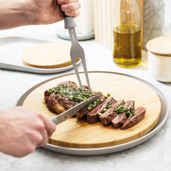 Vidlička Leo na mäso 17cm (šedá)