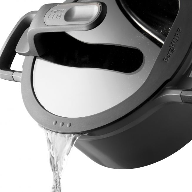 Hrniec Gem GREY s pokrievkou 28 cm