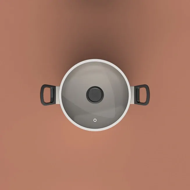 Hrniec s pokrievkou na vývar s nepriľnavým povrchom Glints